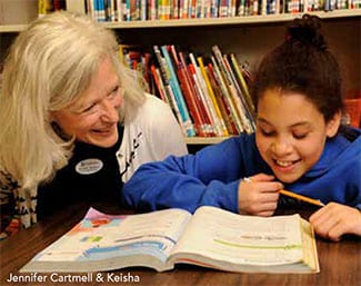 Jennifer Cartmell and Keisha - Big Brothers, Big Sisters of Mid Maine