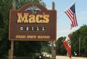 Mac's Grill sign