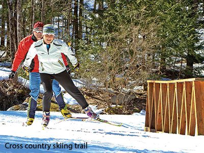 Cross Country Skiing at Pineland Farms