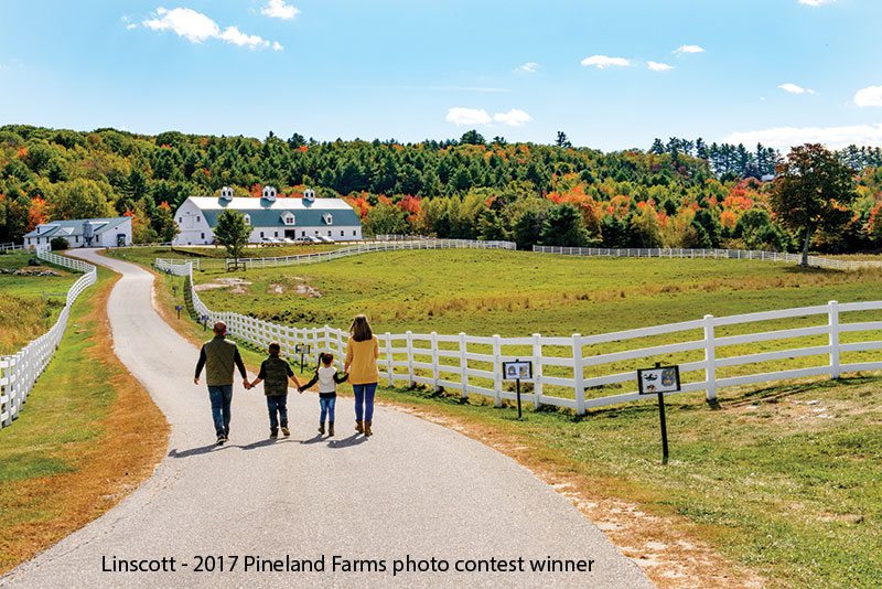 Family Walking at Pineland Farms - LA Metro Magazine