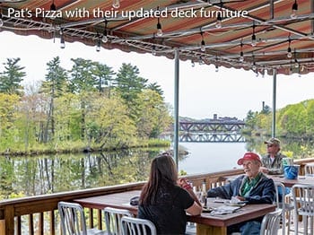 Outdoor Cafe's of LA - Pat's Pizza - Auburn, ME