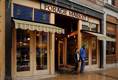 Forage Market Store Front - Lisbon St. Lewiston Maine