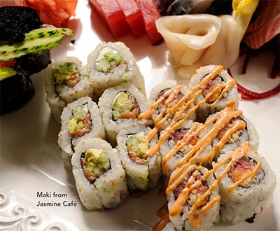 Maki from Jasmine Cafe Auburn Maine