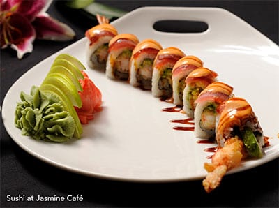 Sushi at Jasmine Cafe Auburn Maine