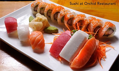 Sushi at Orchid Restaurant - LA Metro Magazine