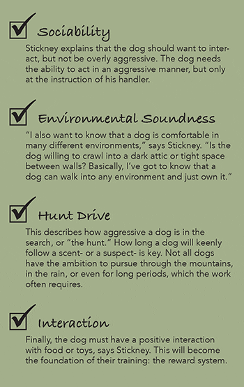 K9 Officer Checklist