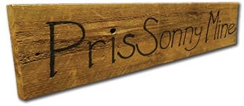 PrIssonny Mine Sign