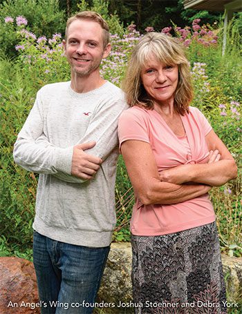 An Angel's Wing Inc. co-founders Joshua Stoehner and Debra York