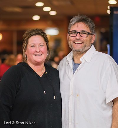 Village Pizzeria Owners, Lori and Stan Nikas