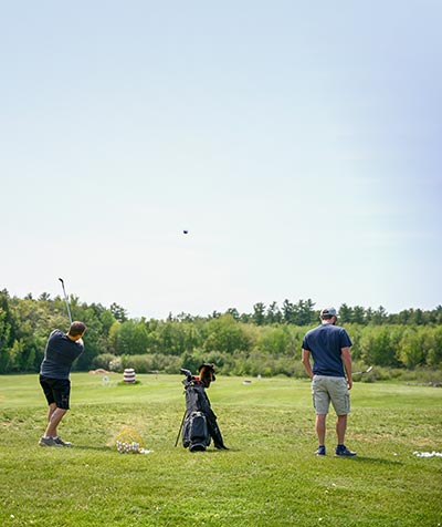 On the Range at Roy's Golf Auburn