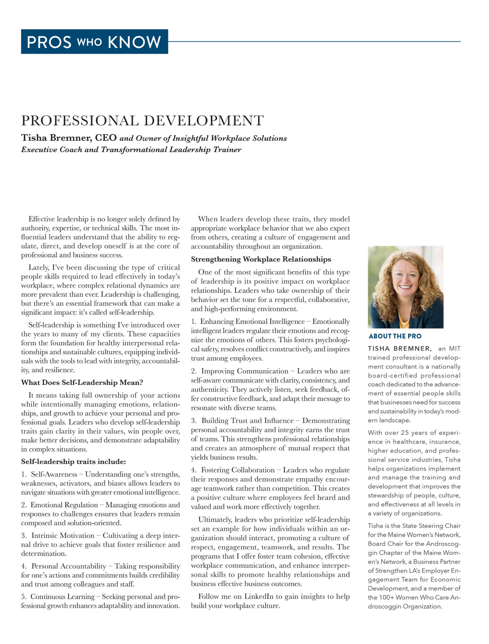 LA Metro Magazine - Pros Who Know - Tisha Bremner - Insightful Workplace Solutions