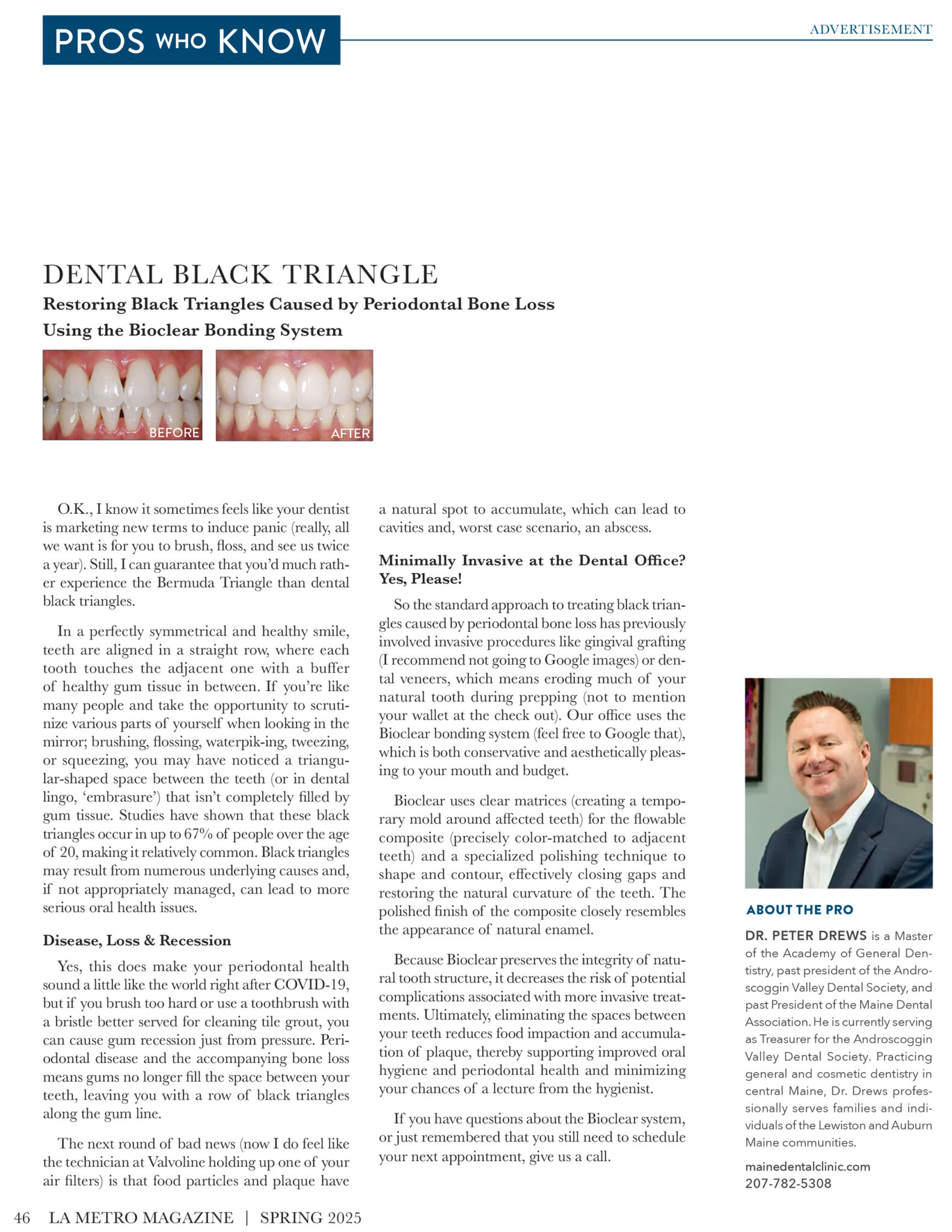LA Metro Magazine - Spring 2025 - Pros Who Know - Drews Dental