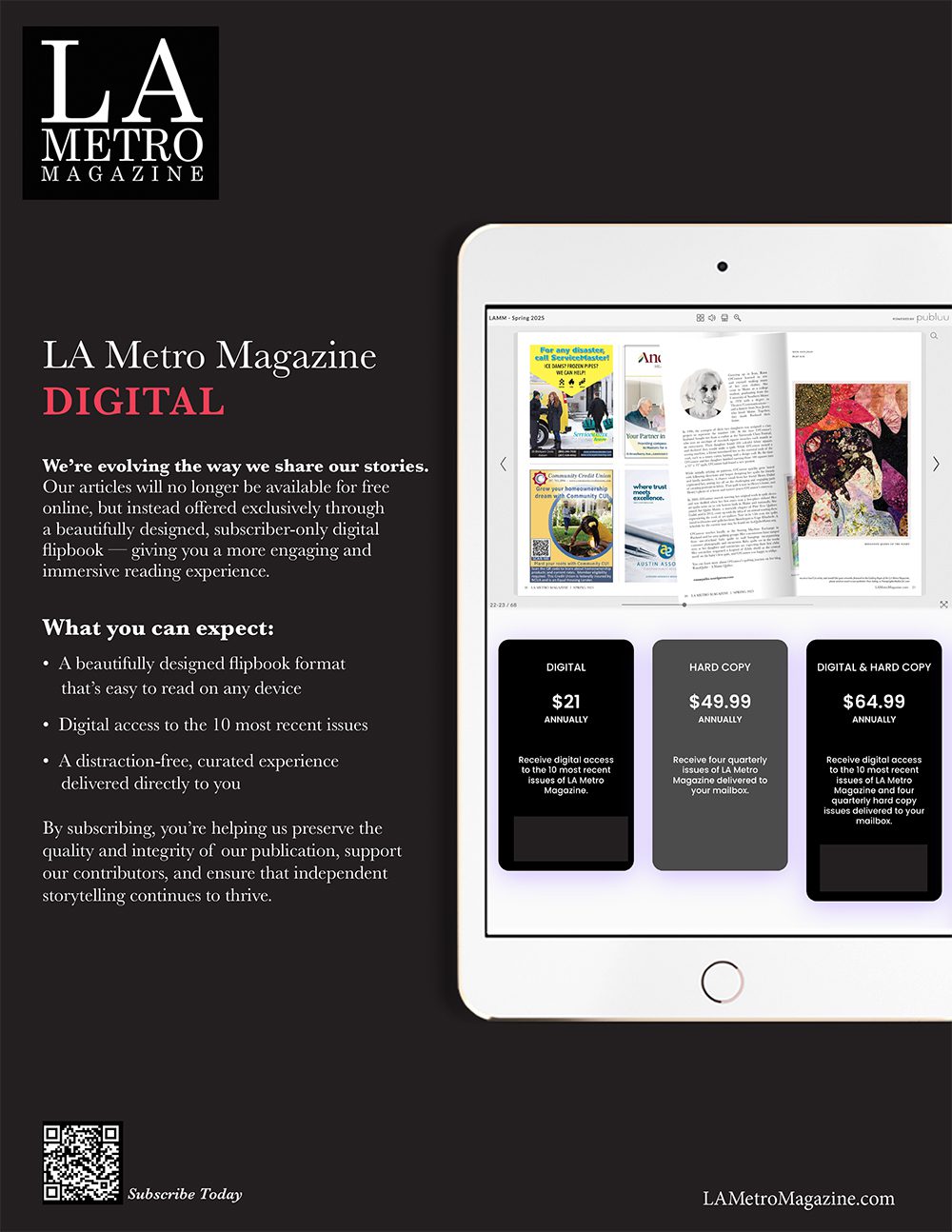 LA Metro Magazine - Autumn 2025 LA Metro Magazine - Autumn 2025